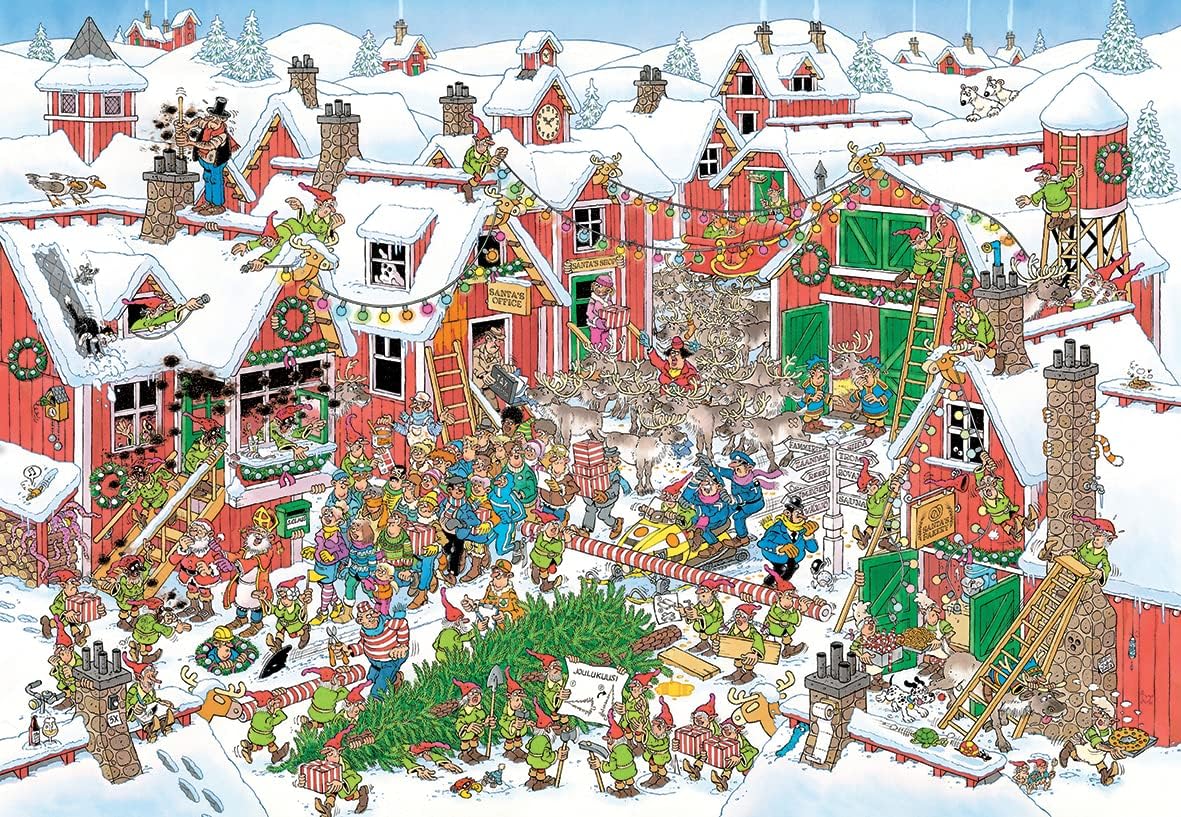 Jan van Haasteren - Het Dorp van de Kerstman (5000 stukjes)