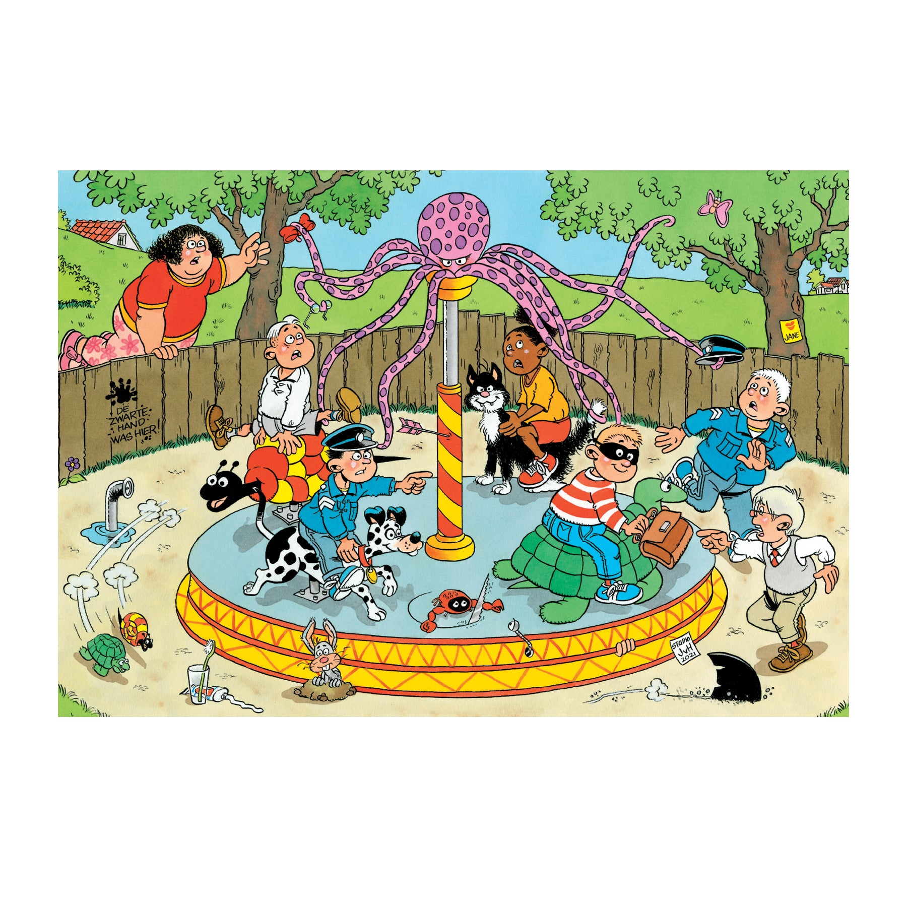 Jan van Haasteren Junior 8 - The Merry-Go-Round (240 pieces)