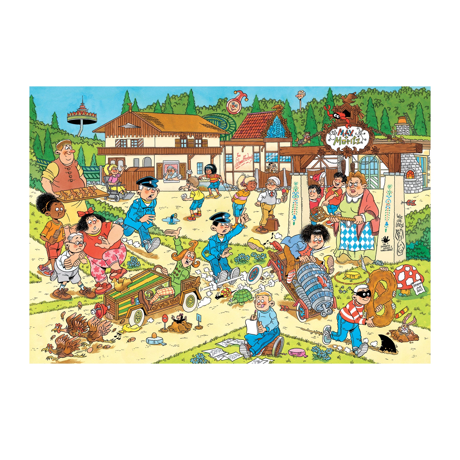 Jan van Haasteren Junior 9 - Efteling Max & Moritz (360 pieces)