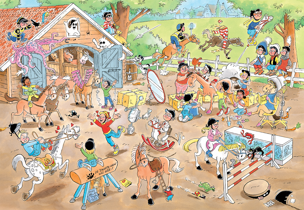 Jan van Haasteren Junior 12 - The Riding School (360 pieces)