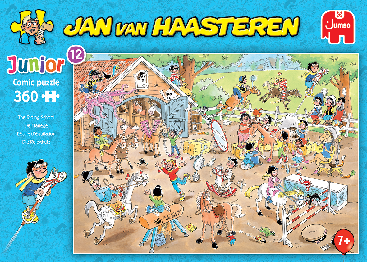 Jan van Haasteren Junior 12 - The Riding School (360 pieces)