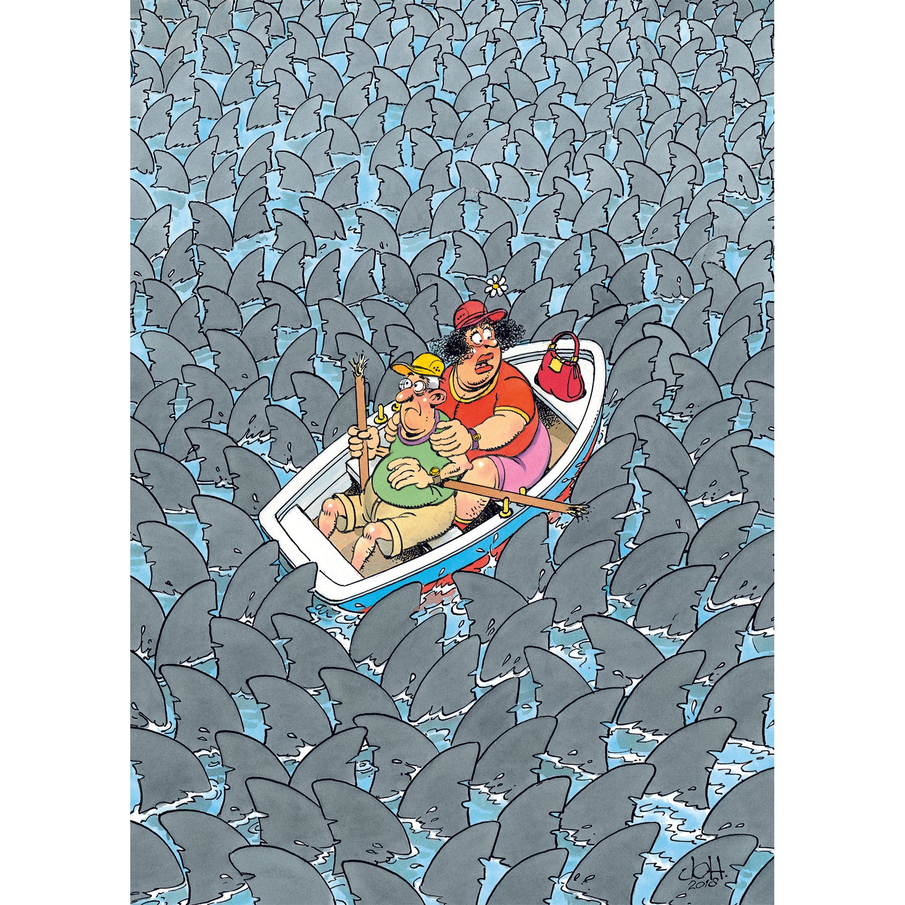 Jan van Haasteren Expert 1 - Shark Mania (500 pieces)