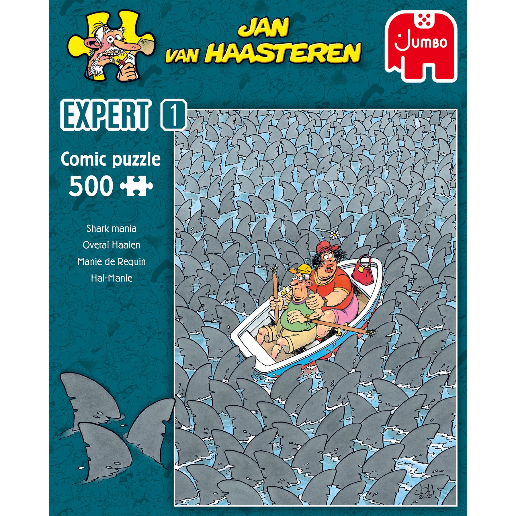 Jan van Haasteren Expert 1 - Shark Mania (500 pieces)