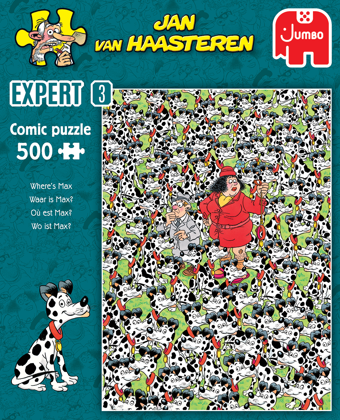 Jan van Haasteren Expert 3 - Where's Max? (500 pieces)