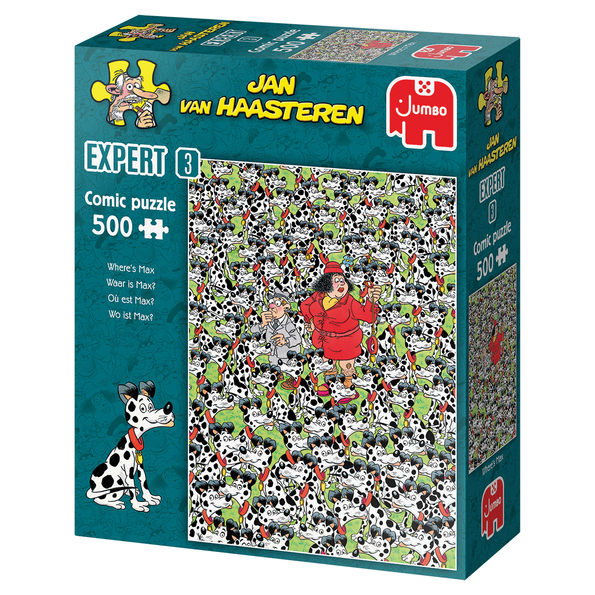 Jan van Haasteren Expert 3 - Where's Max? (500 pieces)