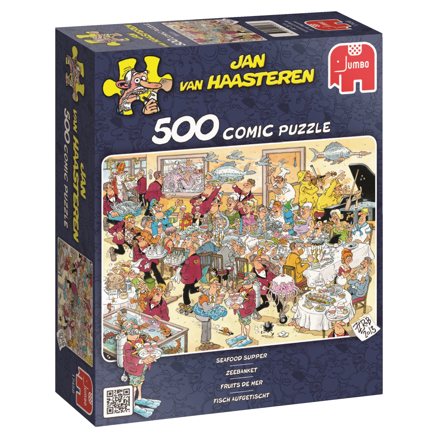 Jan van Haasteren - Seafood Supper (500 pieces)