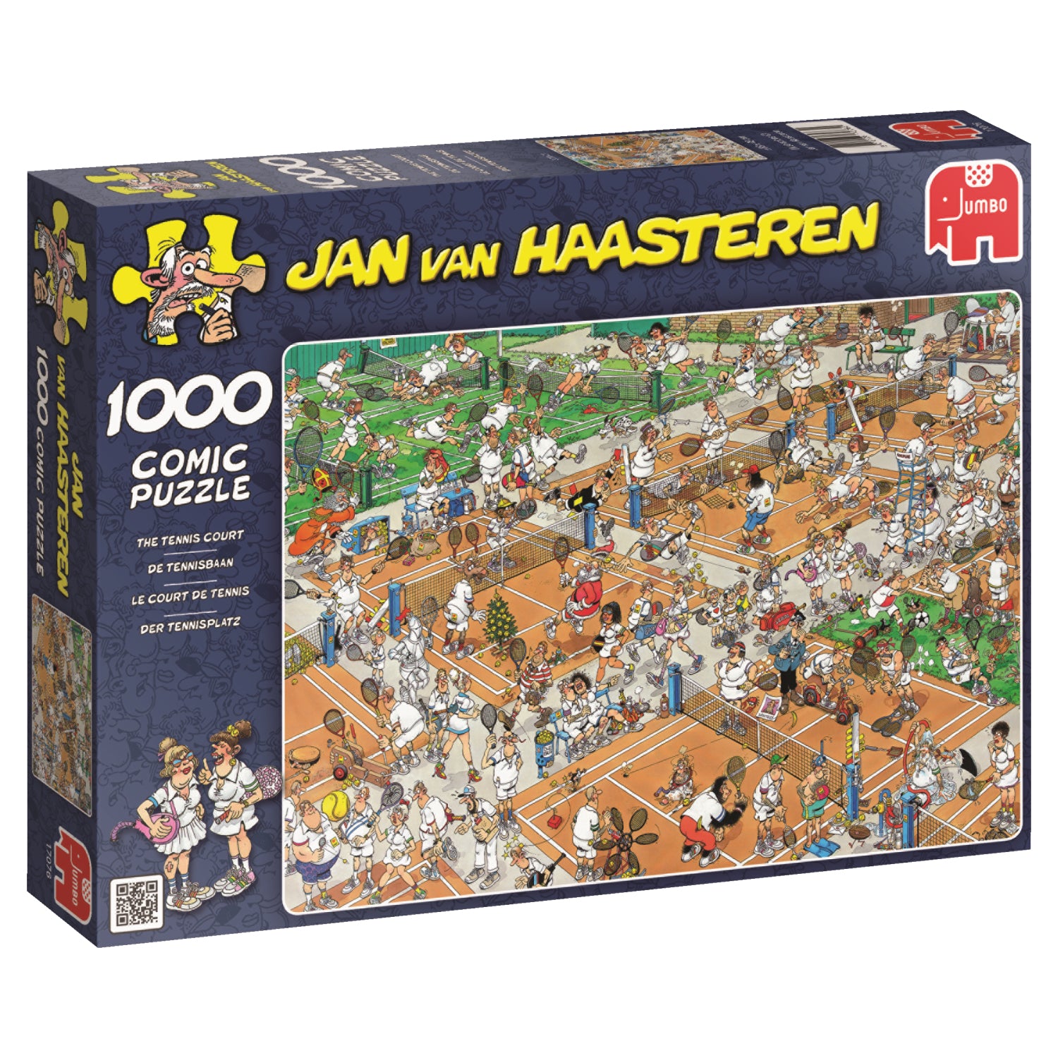 Jan van Haasteren - De Tennisbaan (1000 stukjes)