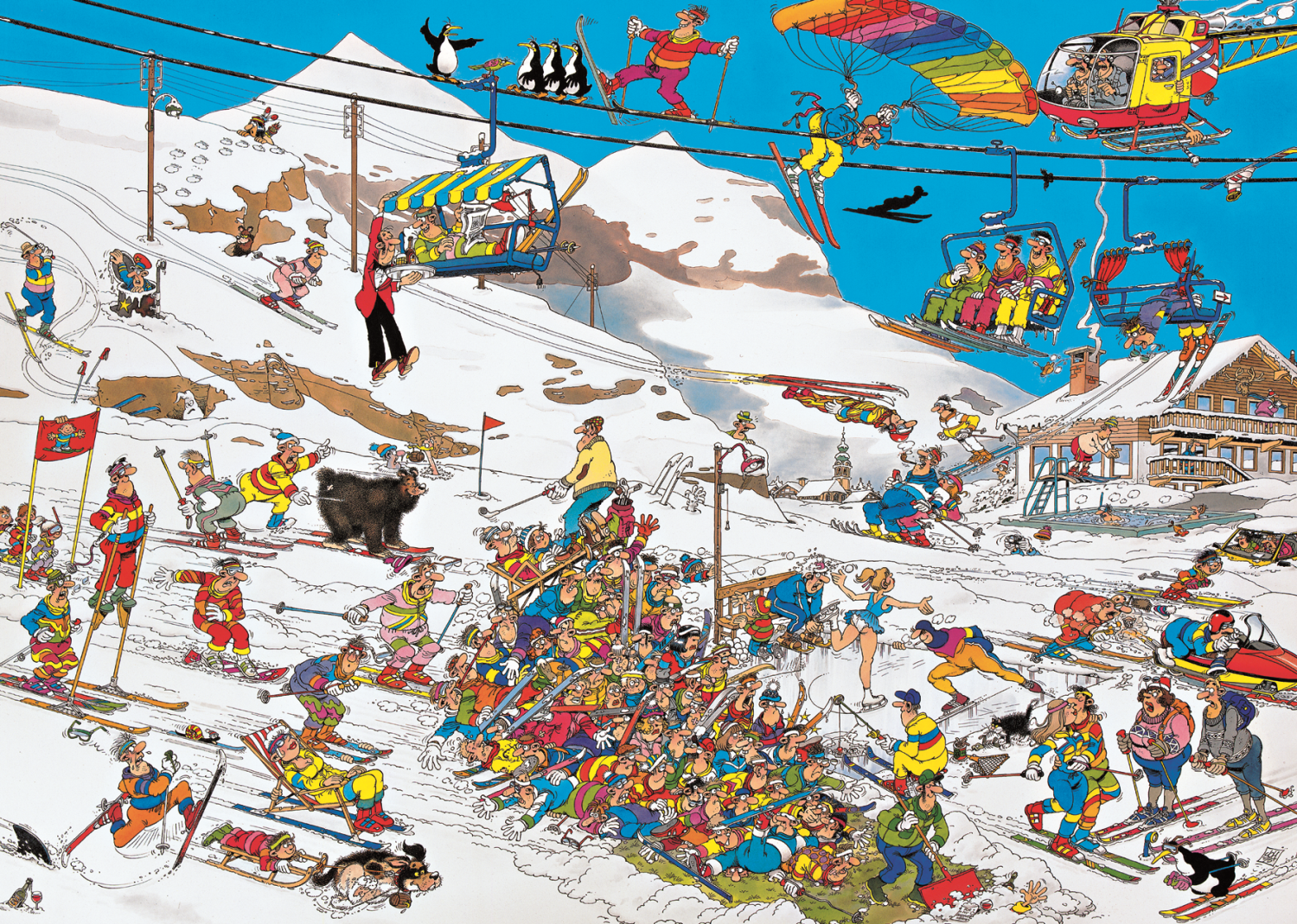 Jan van Haasteren - Break a Leg (1500 pieces)