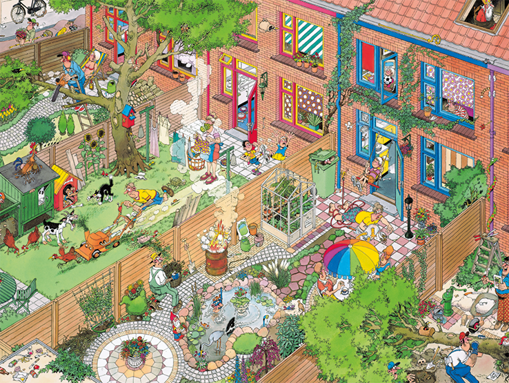 Jan van Haasteren - Neighbours (1500 pieces)