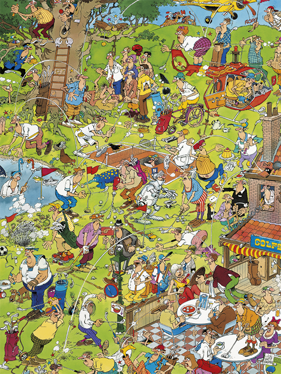 Jan van Haasteren - Golf (1500 pieces)