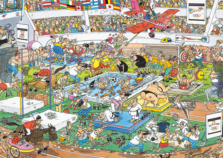 Jan van Haasteren - Sports Day (500 pieces)